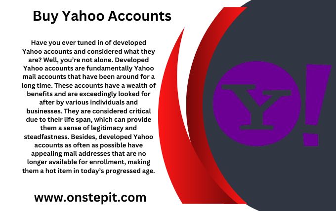 Buy Yahoo Accounts