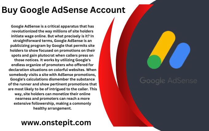 Buy Google AdSense Accounts 