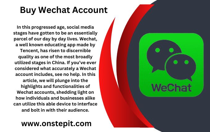 Buy Wechat Accounts