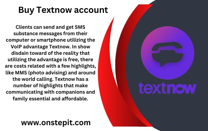 Buy TextNow Accounts